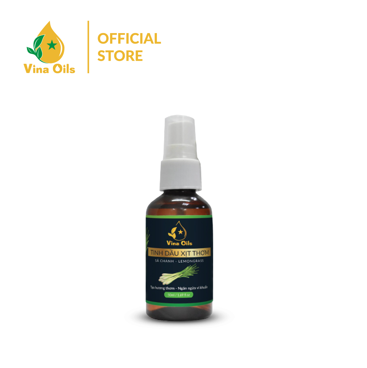 Tinh dầu Xịt thơm Sả Chanh 50ml